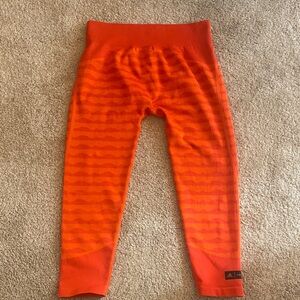 Adidas women’s Vibrant Orange Leggings